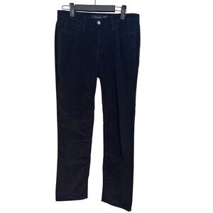 2/$30 Calvin Klein Corduroy Jeans 8 Very Black Straight Leg Pants
